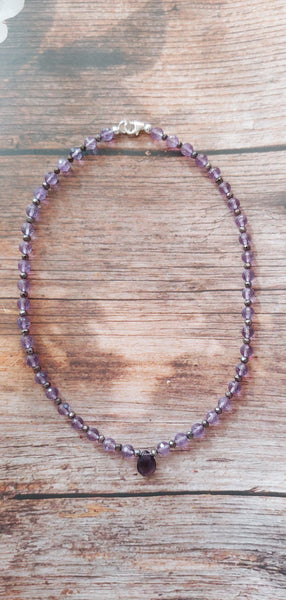 Amethyst necklace