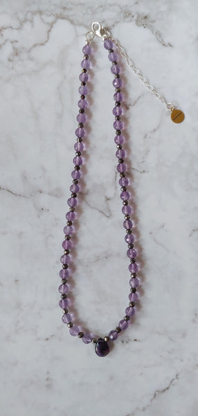 Amethyst necklace