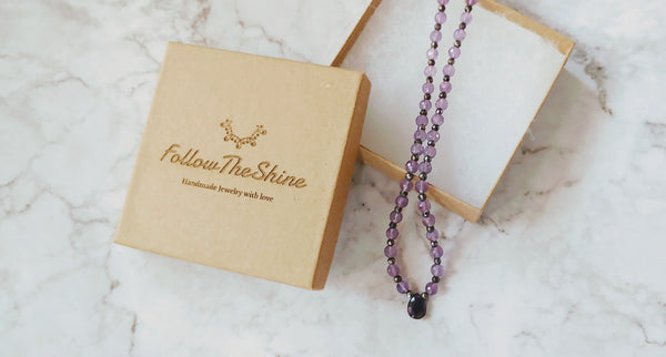 Amethyst necklace