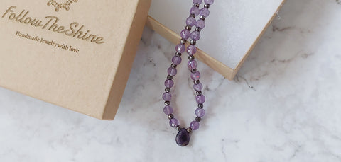 Amethyst necklace