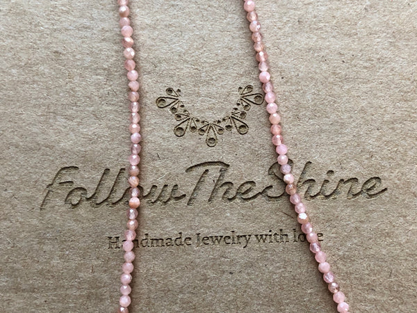 AAA grade Pink Rhodochrosite necklace